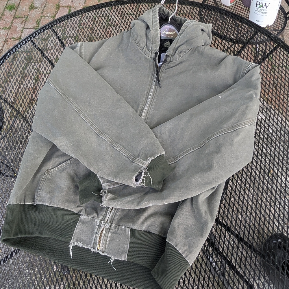 Carhartt Light Green/Gray Jacket